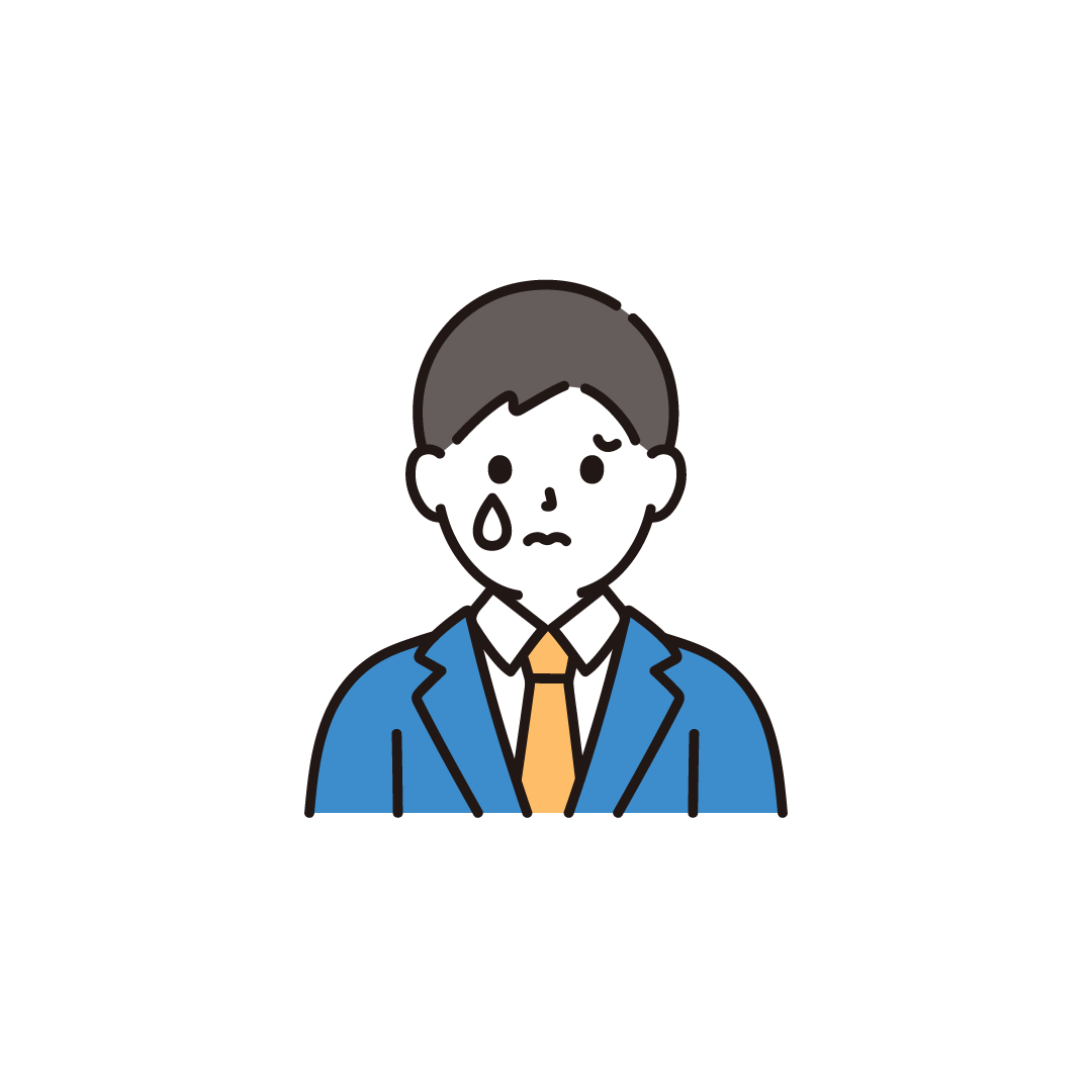 落ち込む男子学生