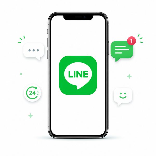 LINE質問のスクリーンショット
